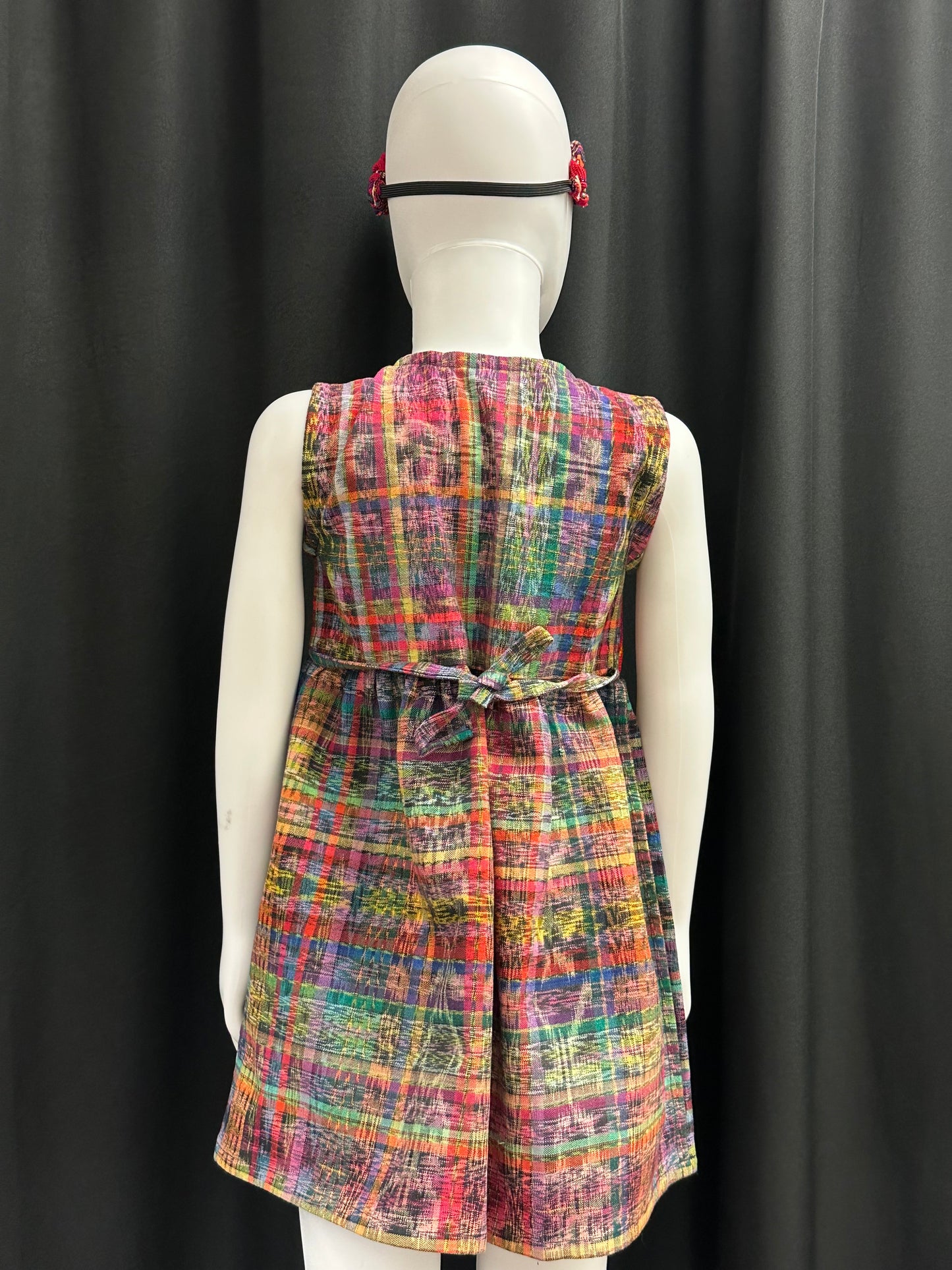 Girl's Guatemalan Embroidered Patchwork Dress