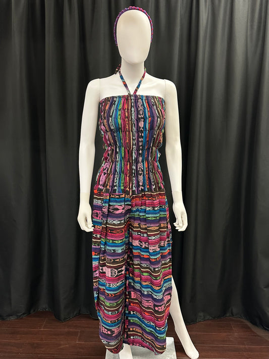 Women's Guatemalan Halter Jumpsuit