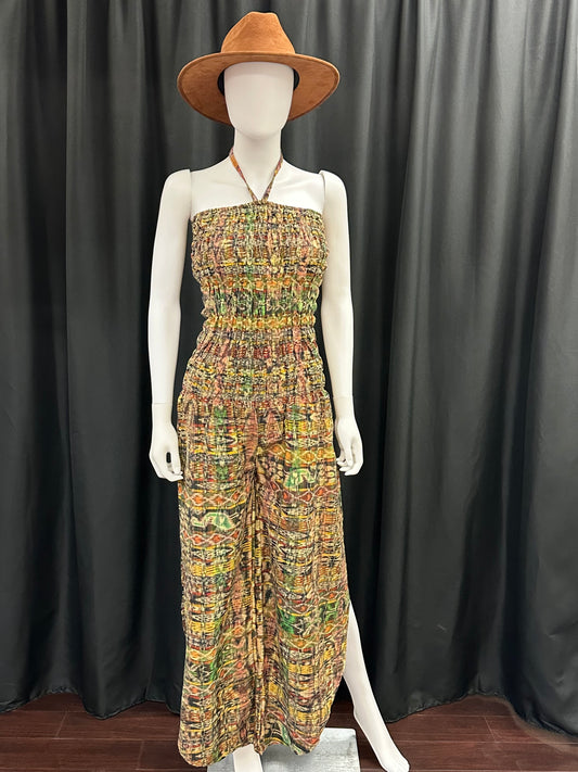 Women's Guatemalan Halter Jumpsuit