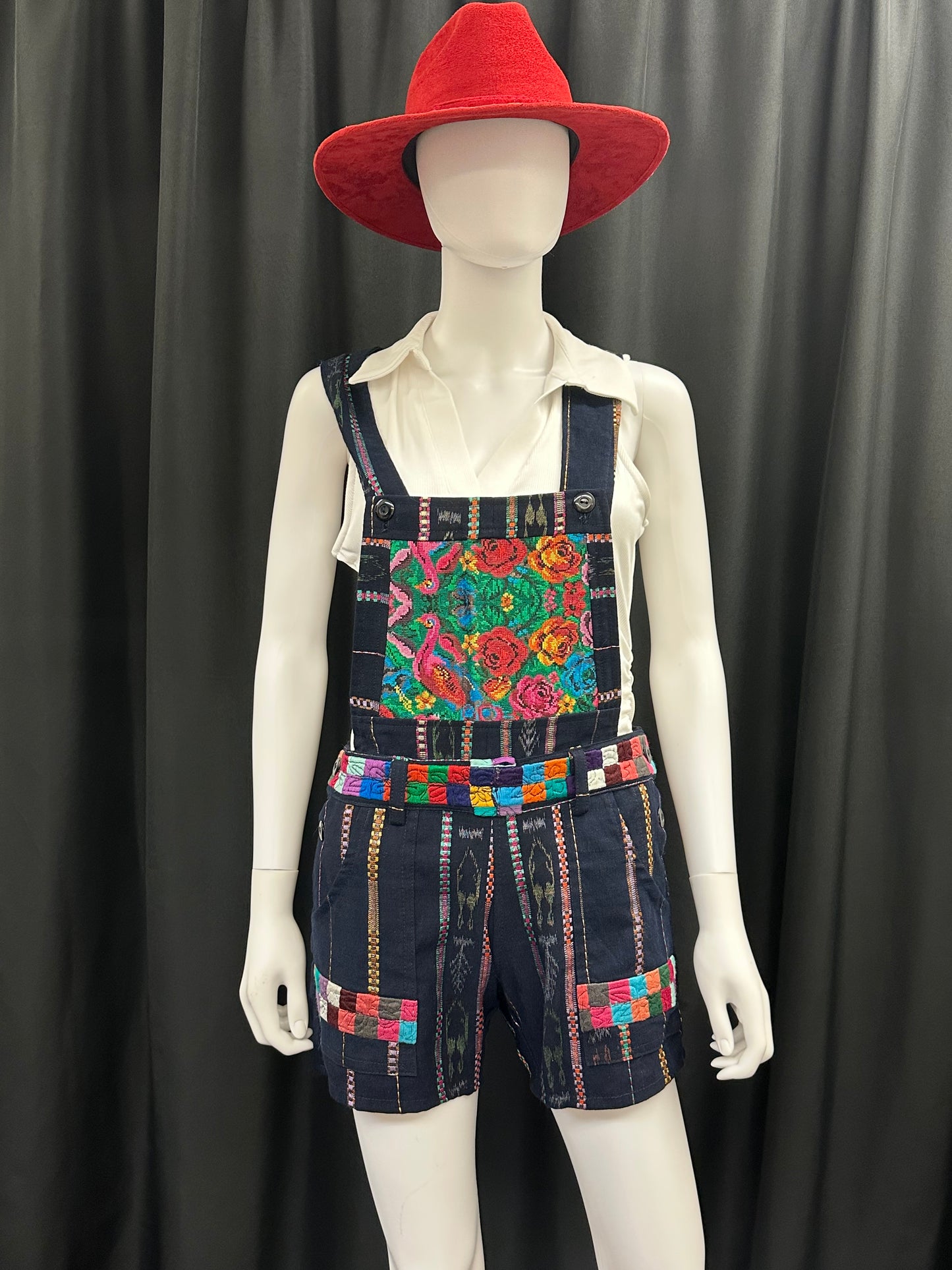 Women's Guatemalan Embroidered Romper