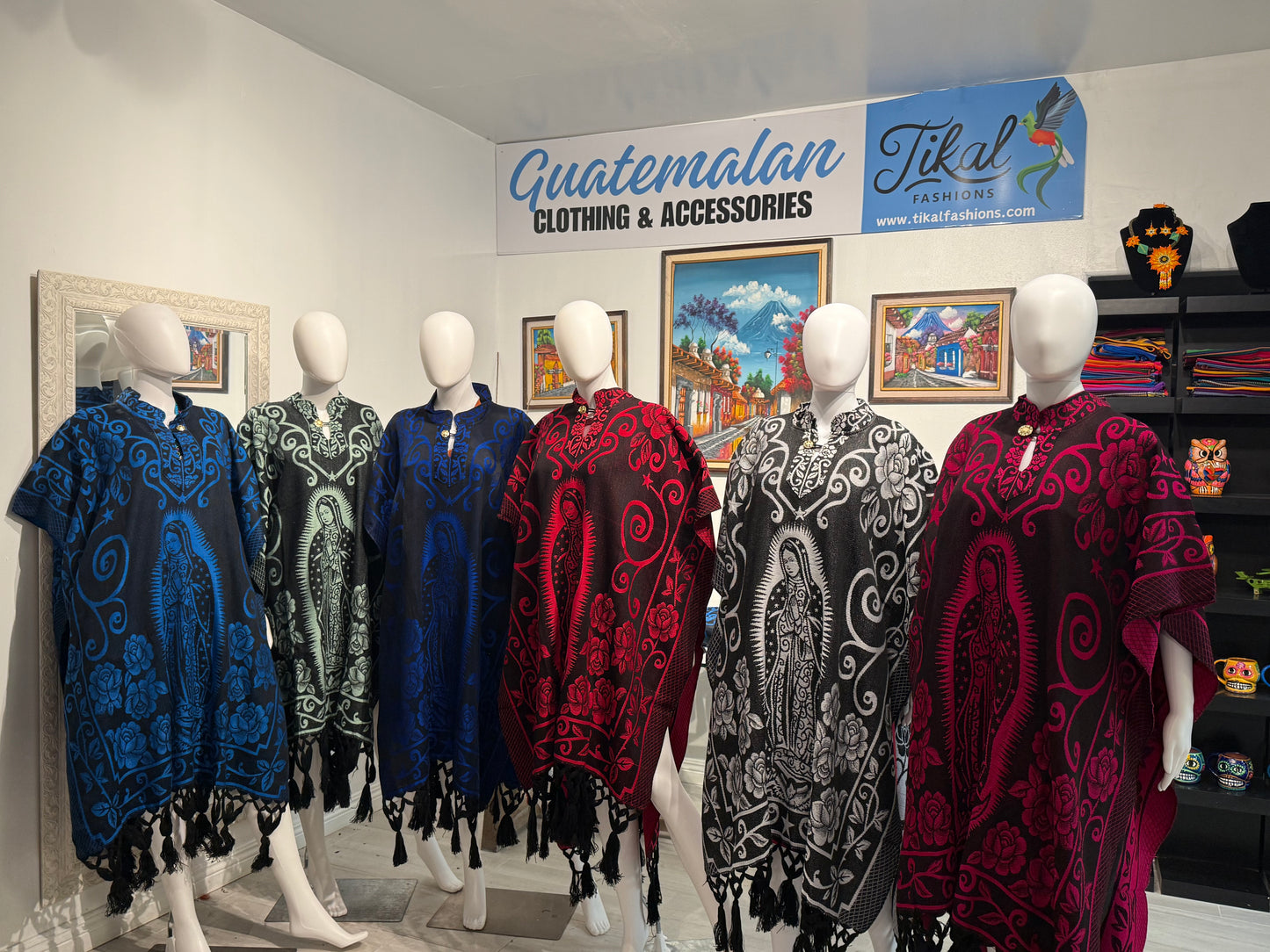 Women's Virgin of Guadalupe Poncho