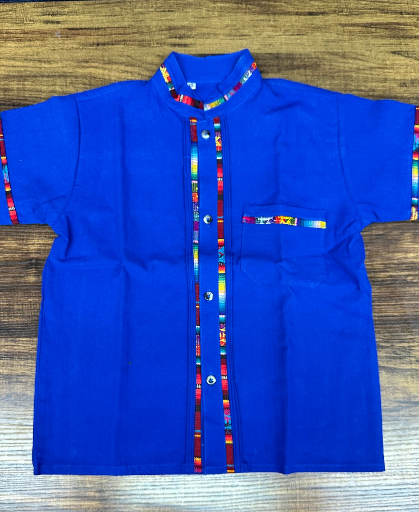 Boy's Mexican Embroidered Guayabera