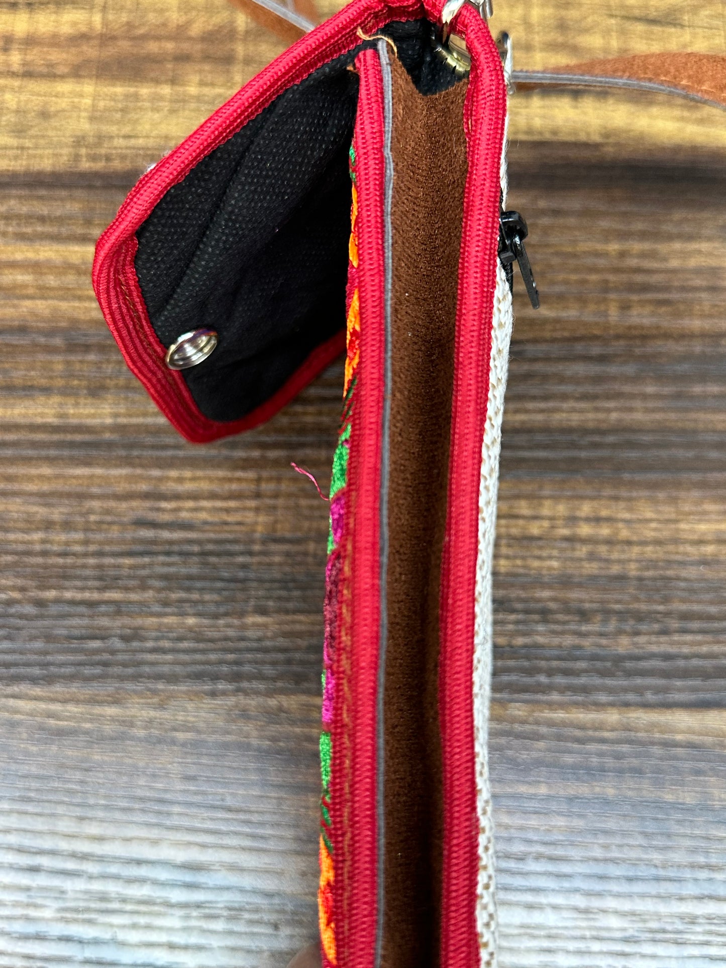 Guatemala Handwoven Phone Carrier with Zipper