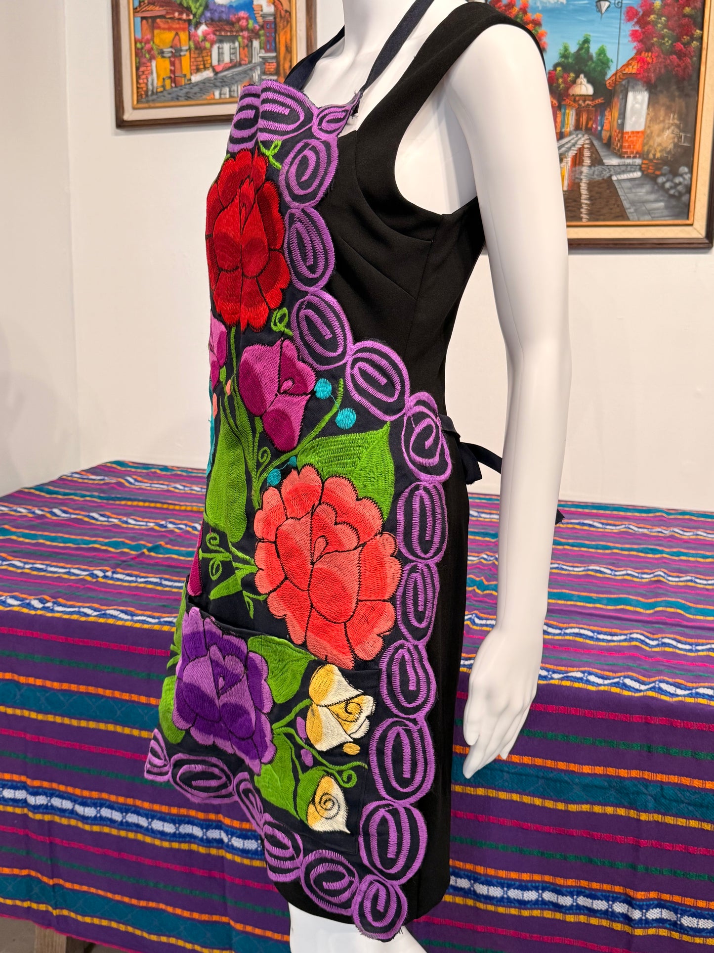 Women's Mexican Embroidered Apron