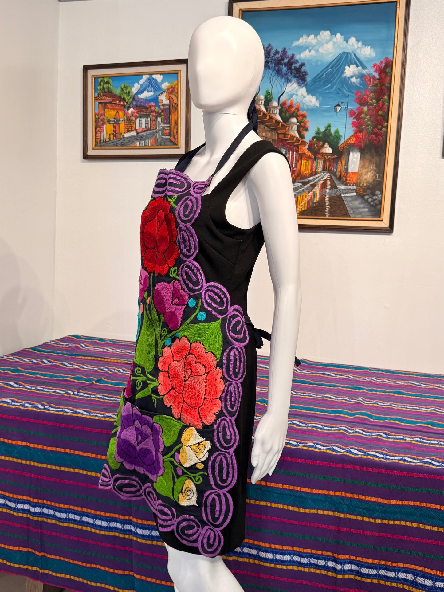Women's Mexican Embroidered Apron