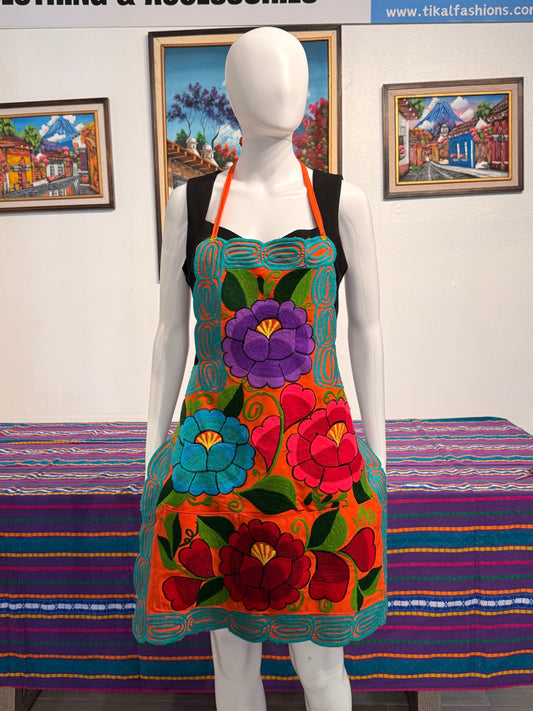 Women's Embroidered Mexican Apron