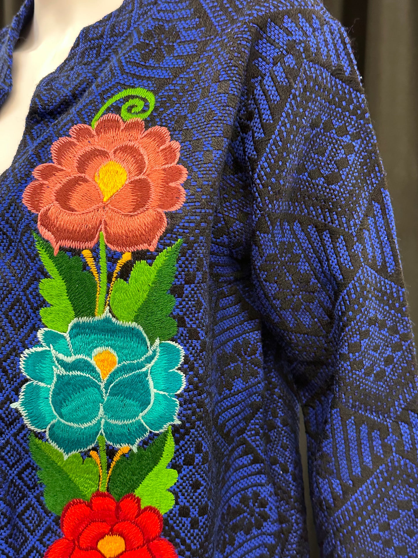 Women's Mexican Fringe Rose Embroidered Jacket