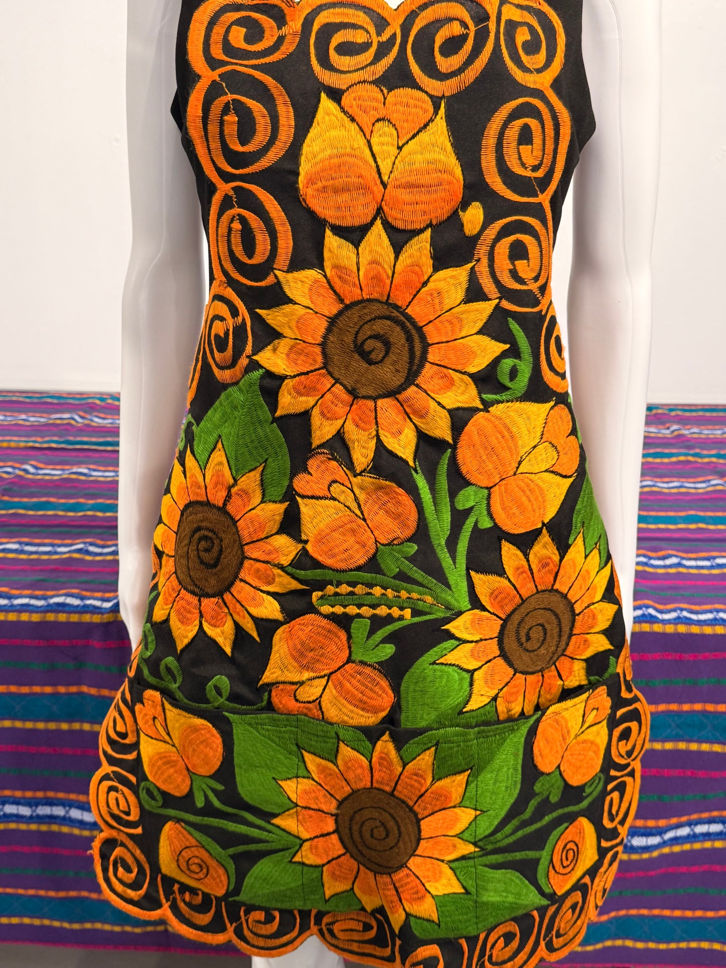Women's Mexican Sunflower Apron