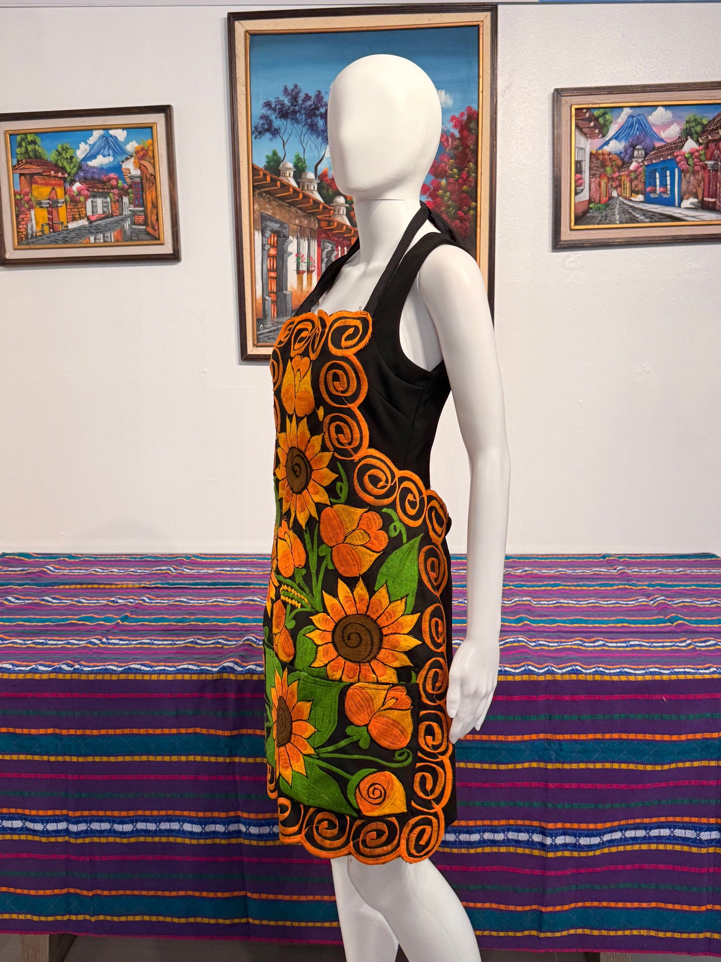 Women's Mexican Sunflower Apron
