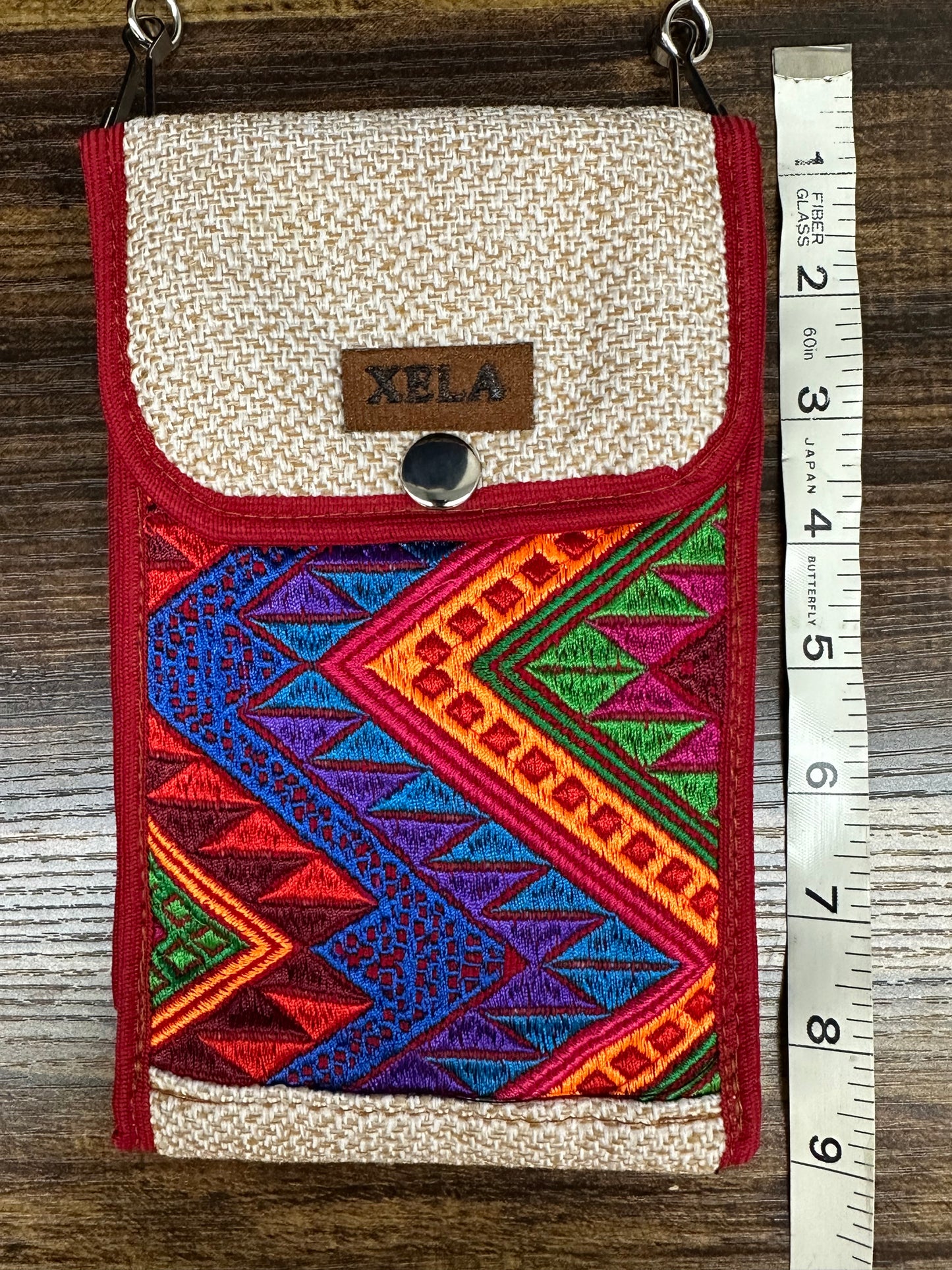 Guatemala Handwoven Phone Carrier with Zipper