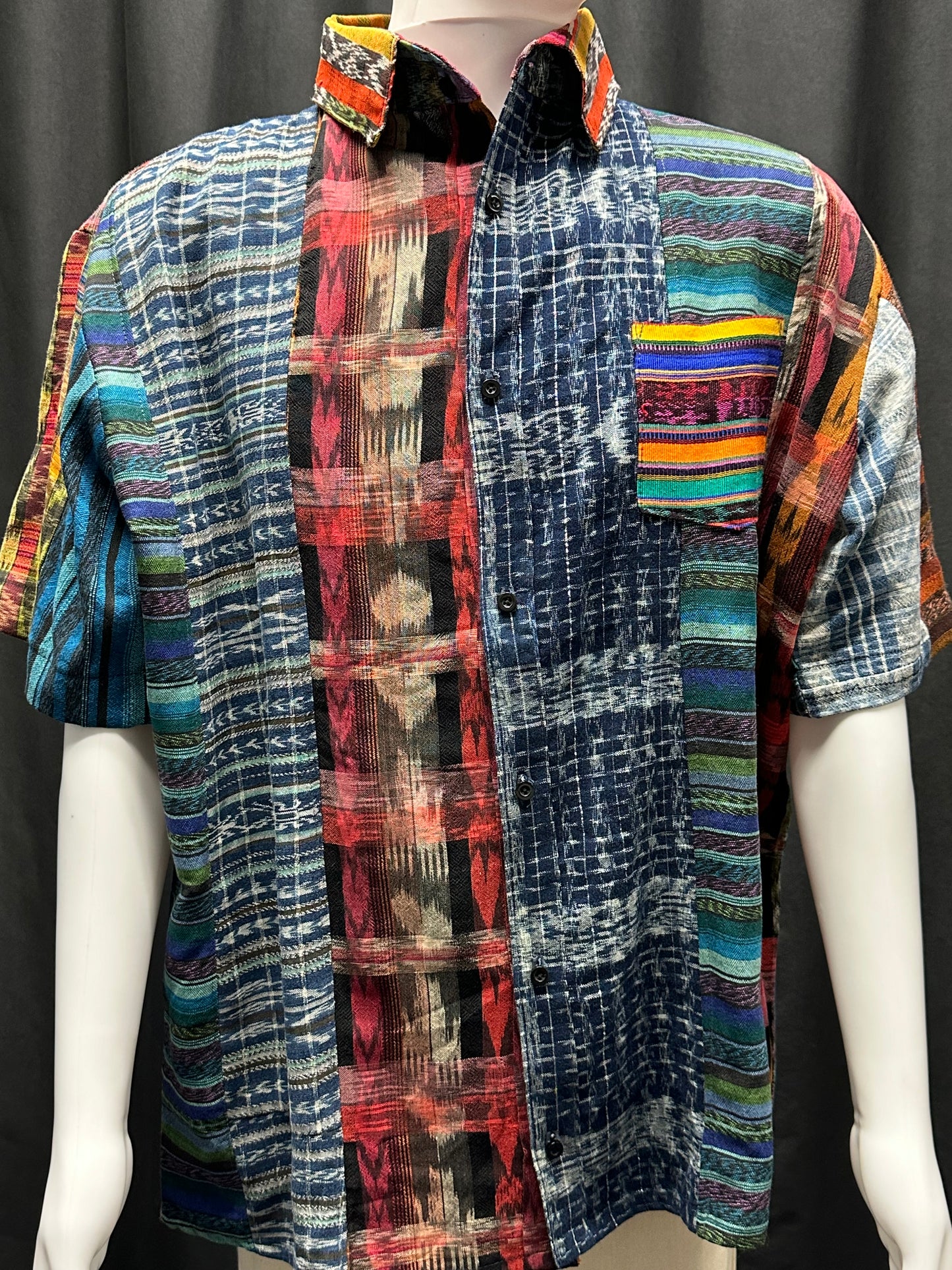 Men's Guatemalan Huipil Woven Shirt