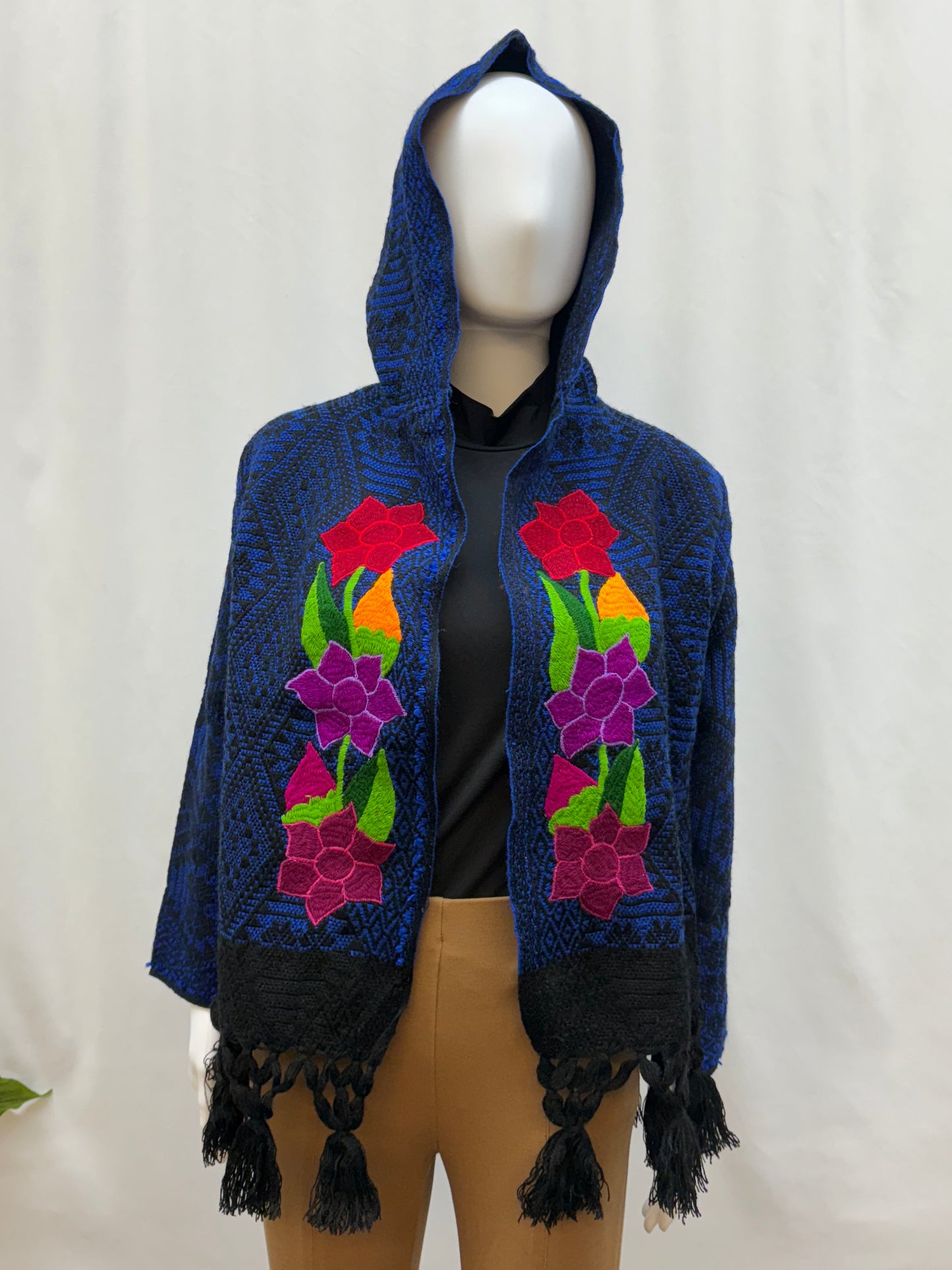 Women's Mexican Embroidered Fringe Jacket