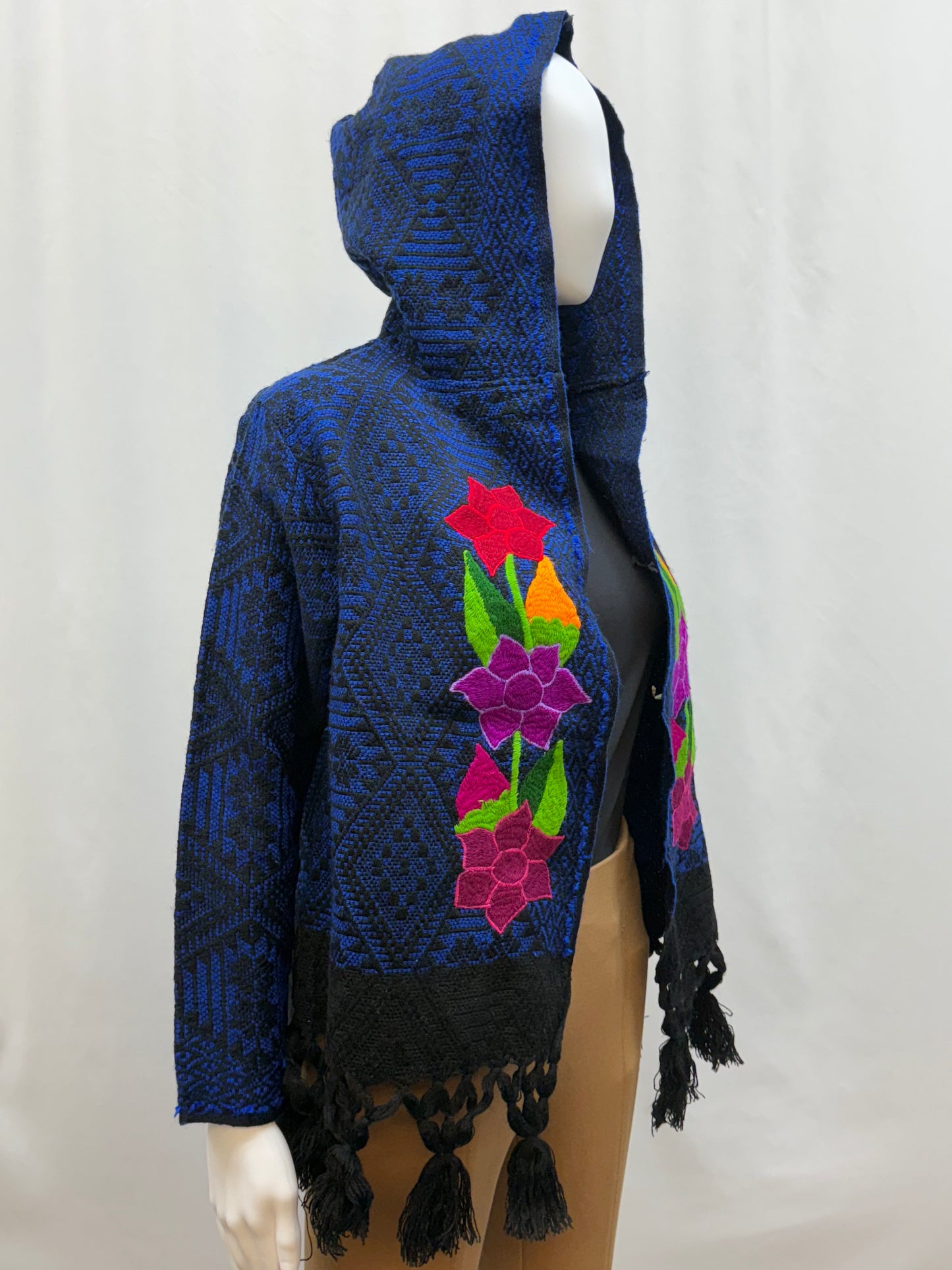 Women's Mexican Embroidered Fringe Jacket