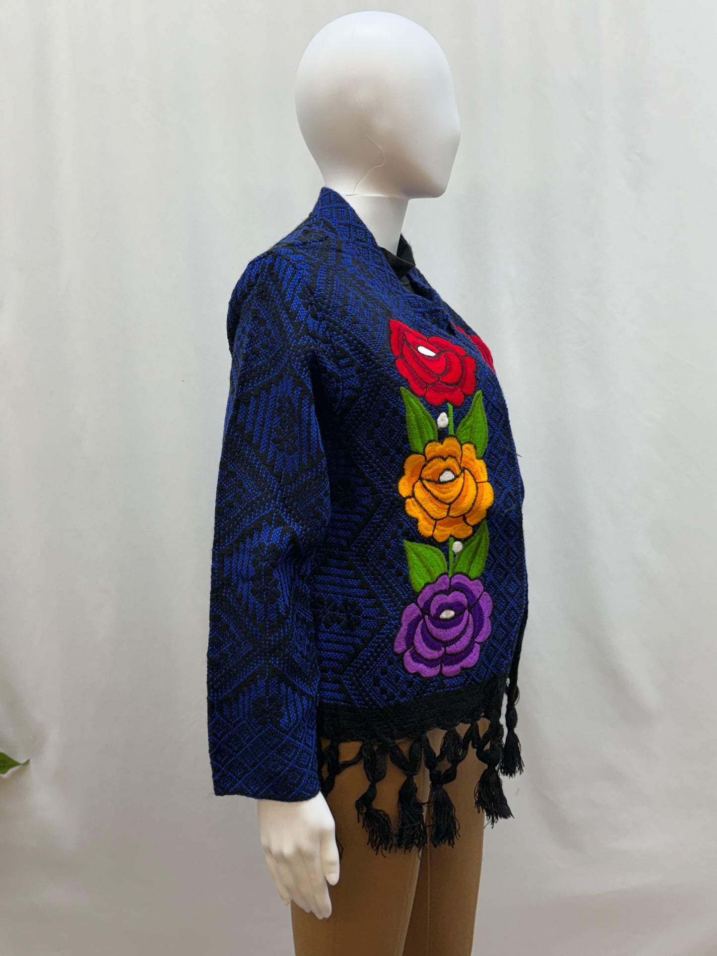 Women's Mexican Finge Rose Jacket