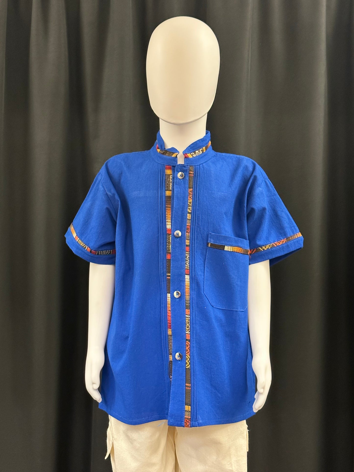 Boy's Mexican Embroidered Guayabera