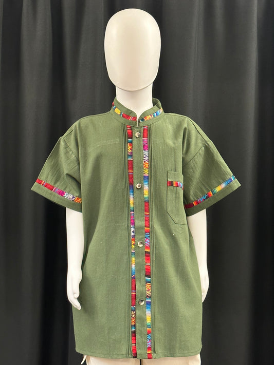 Boy's Mexican Embroidered Guayabera