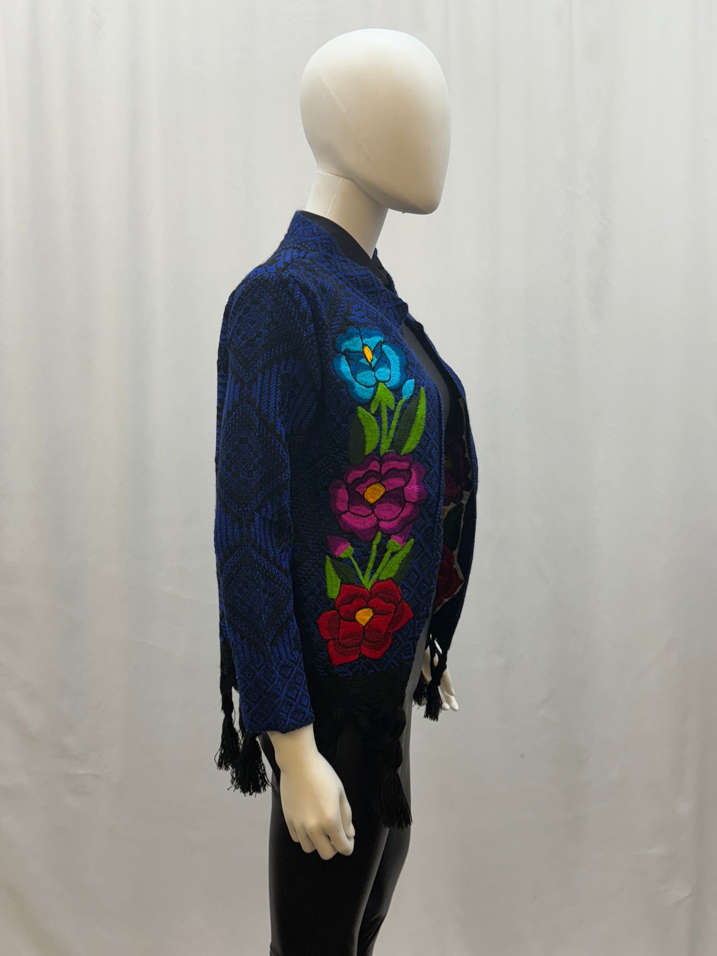 Women's Mexican Embroidered Fringe Jacket