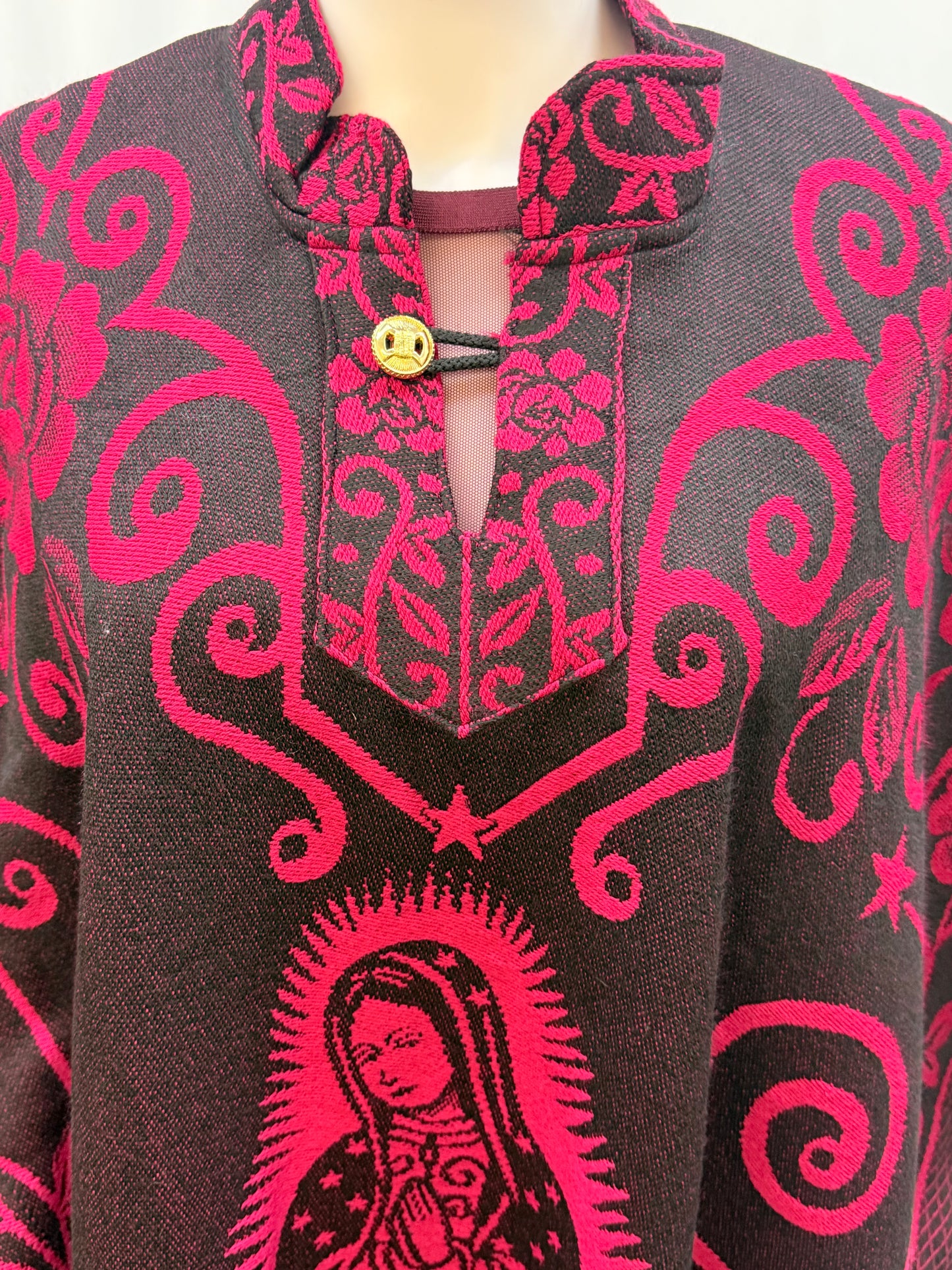 Women's Virgin of Guadalupe Poncho