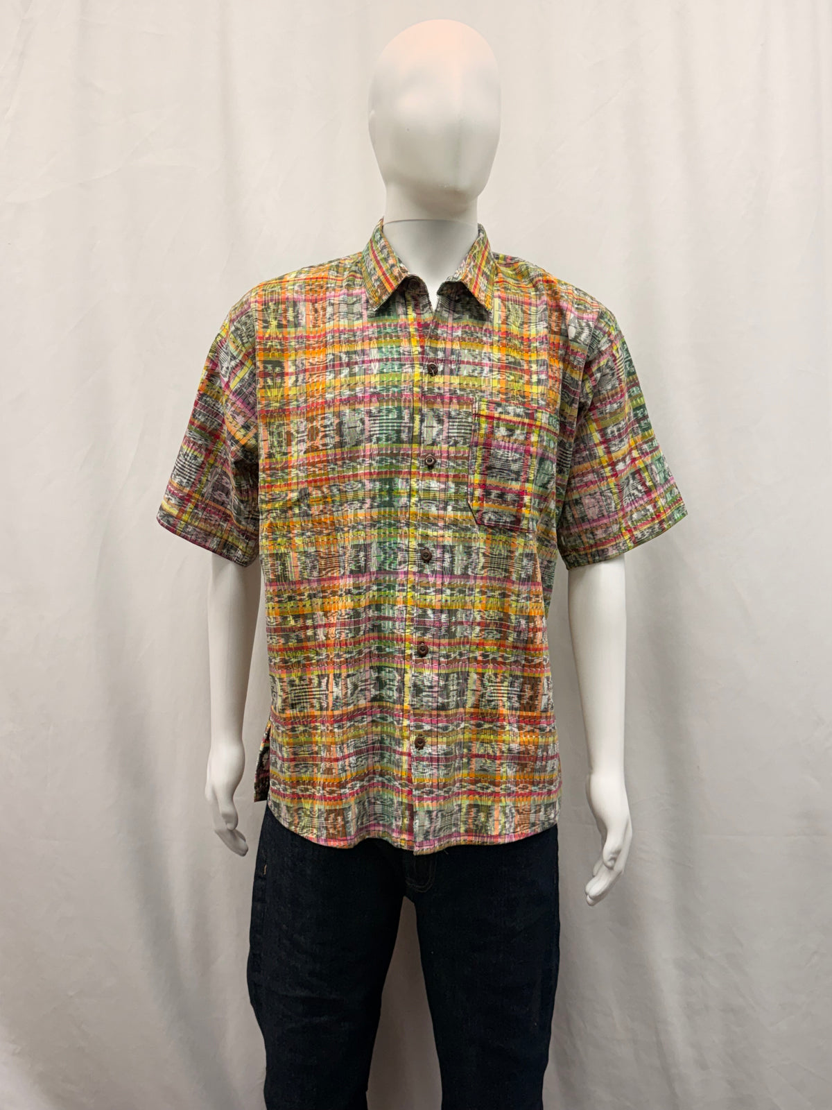 Men's Guatemalan Hand Woven Textile Shirt
