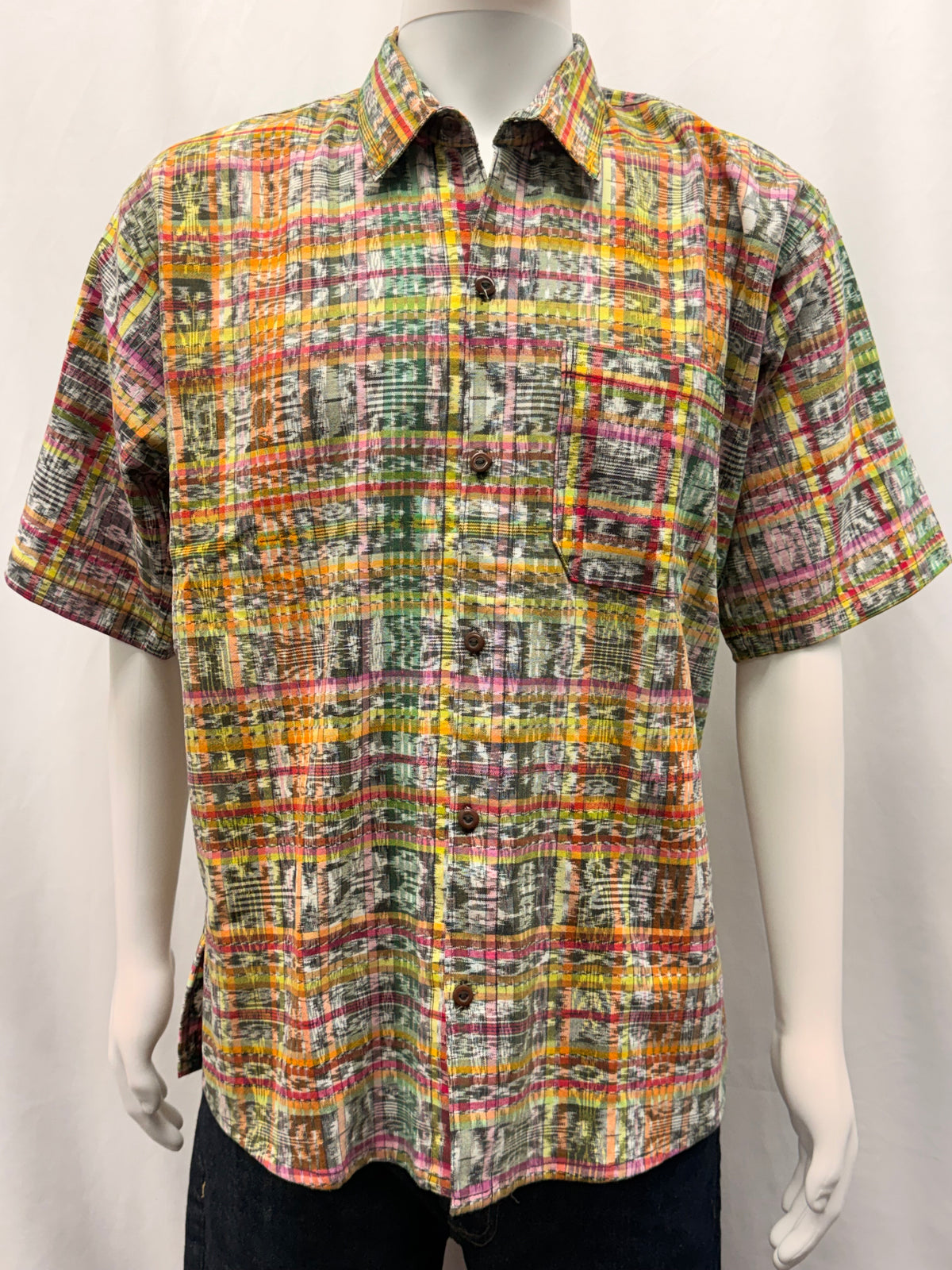 Men's Guatemalan Hand Woven Textile Shirt
