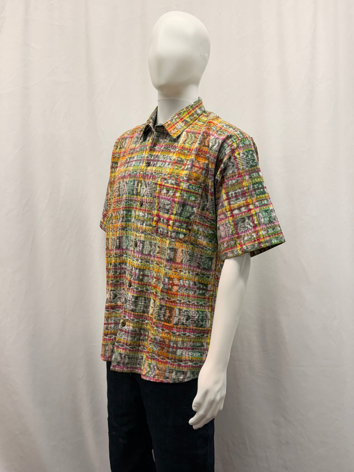 Men's Guatemalan Hand Woven Textile Shirt