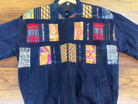 Men's Guatemalan Handwoven Huipil Jacket