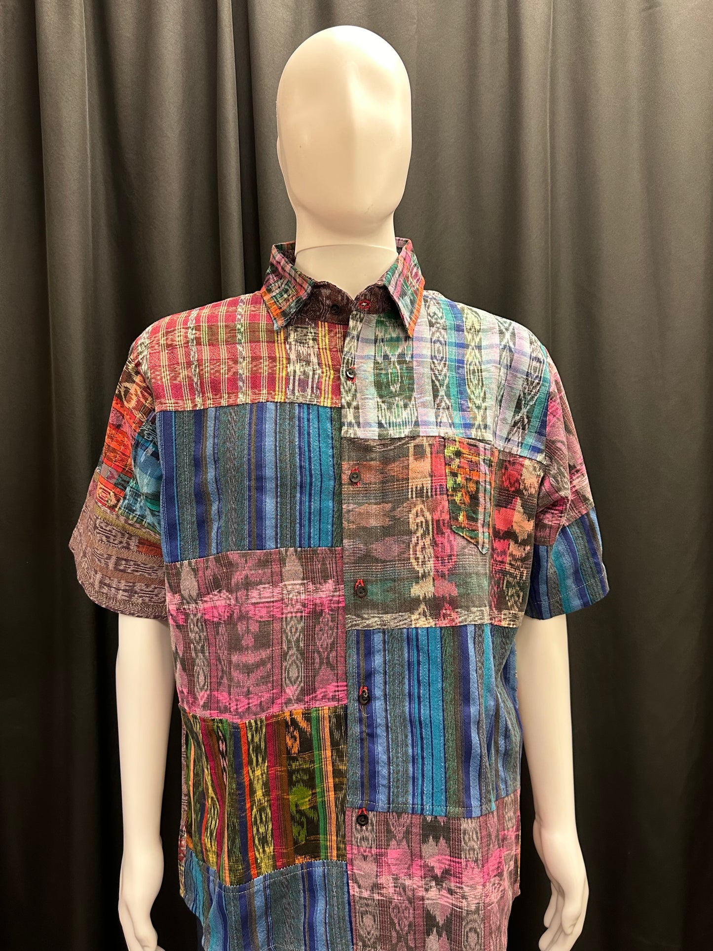 Men's Guatemalan Huipil Woven Shirt