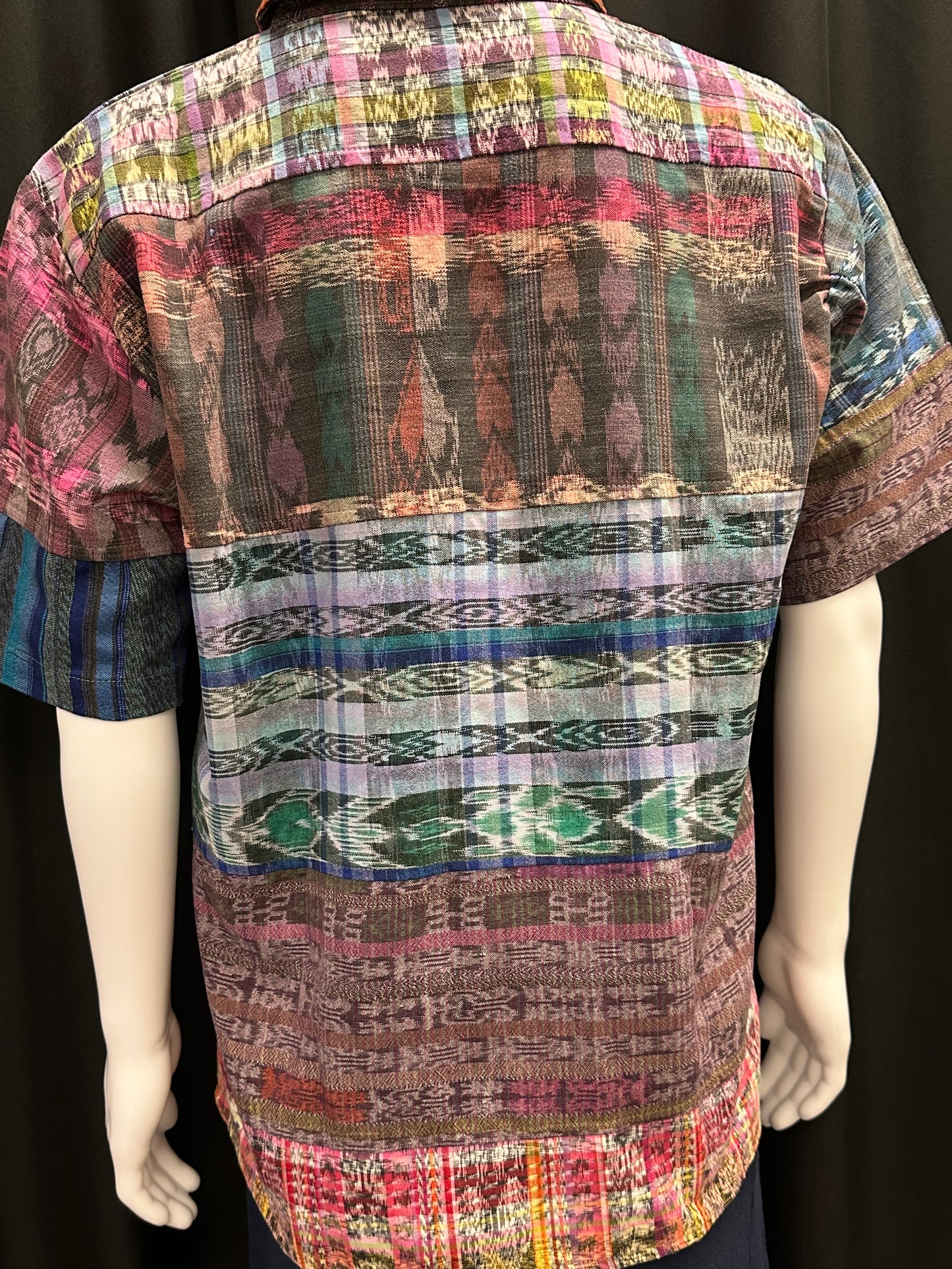 Men's Guatemalan Huipil Woven Shirt