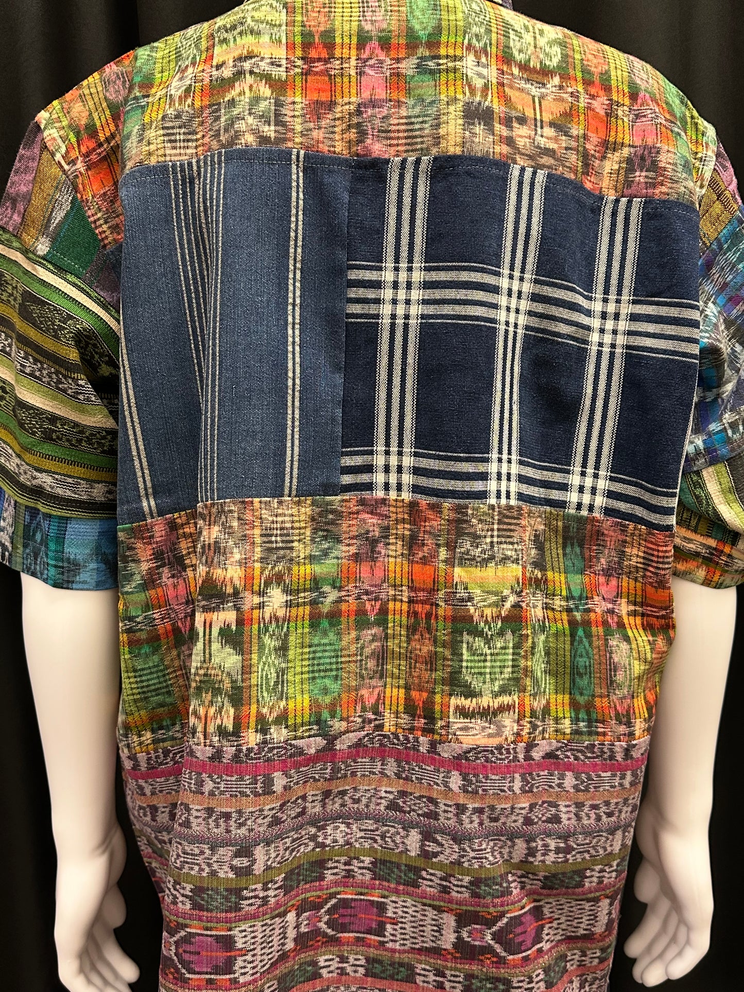 Men's Guatemalan Huipil  Woven Shirt