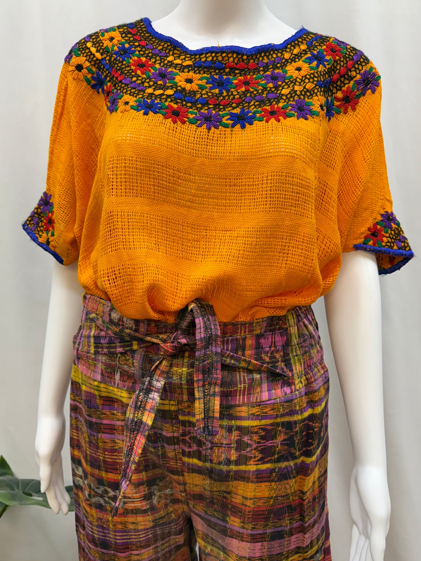 Guatemalan Handwoven Floral Huipil