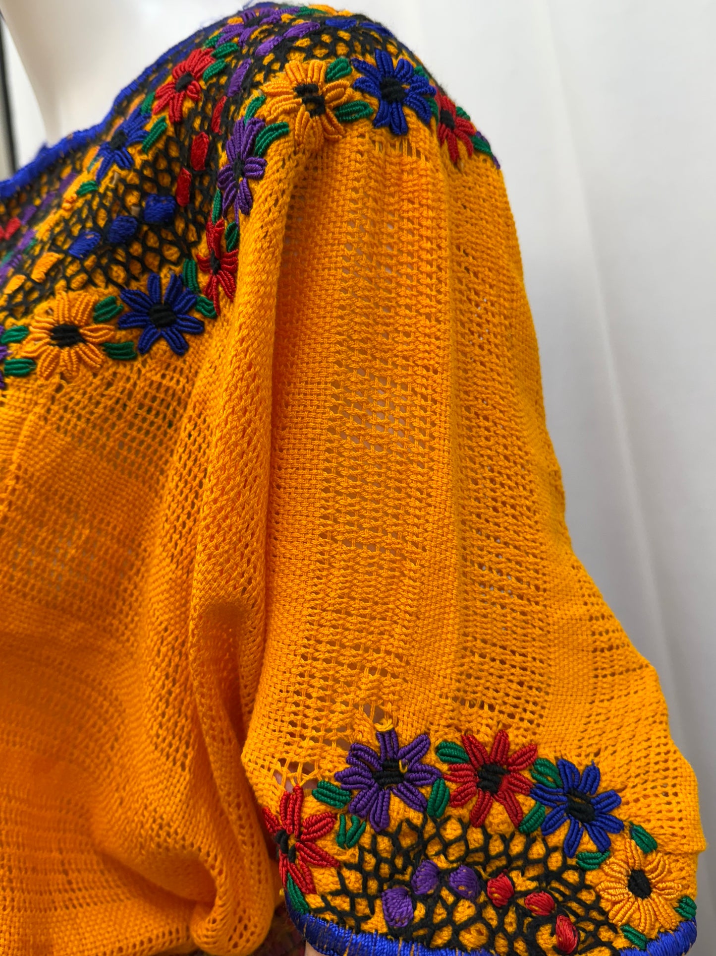 Guatemalan Handwoven Floral Huipil