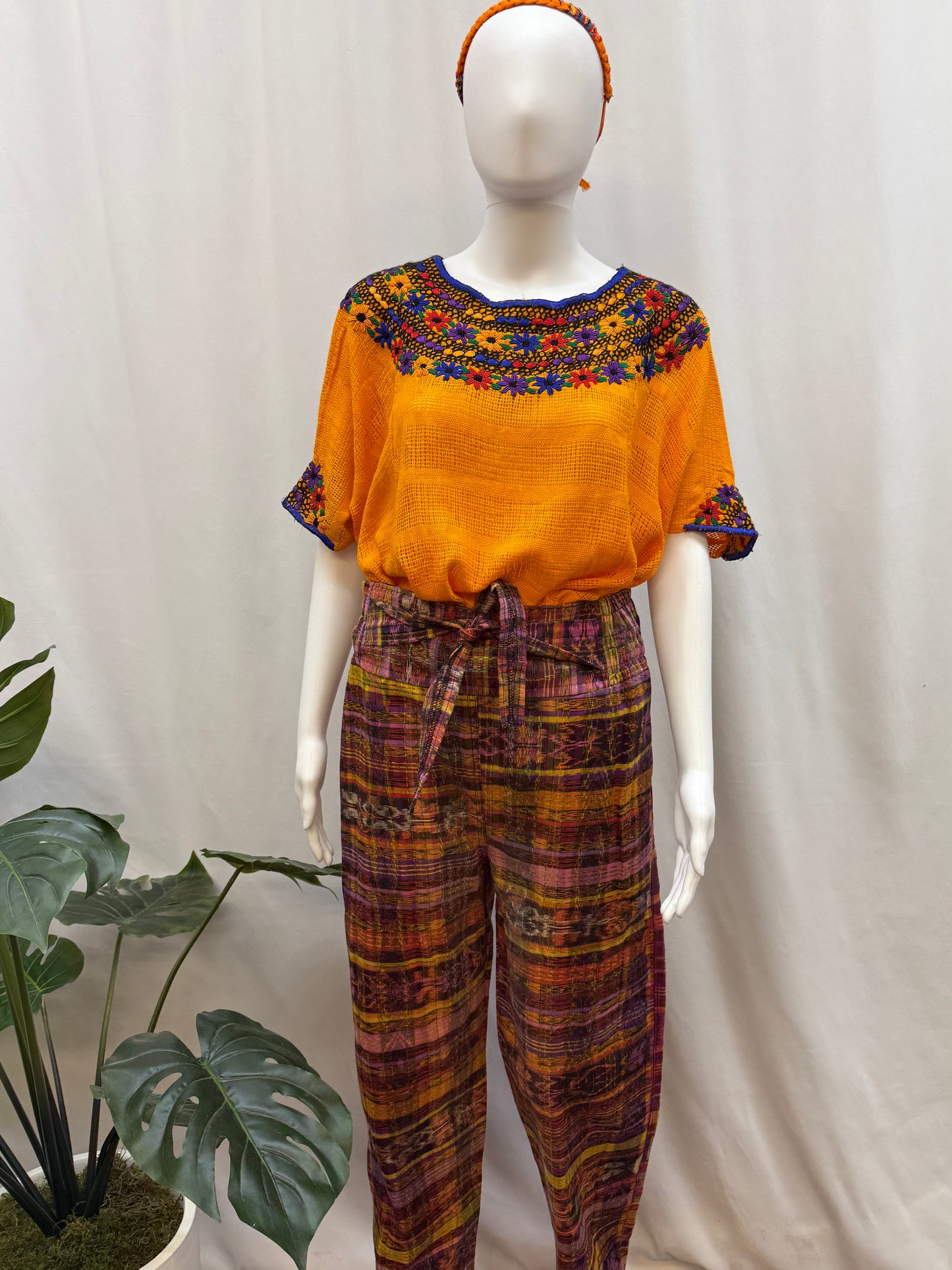 Guatemalan Handwoven Floral Huipil