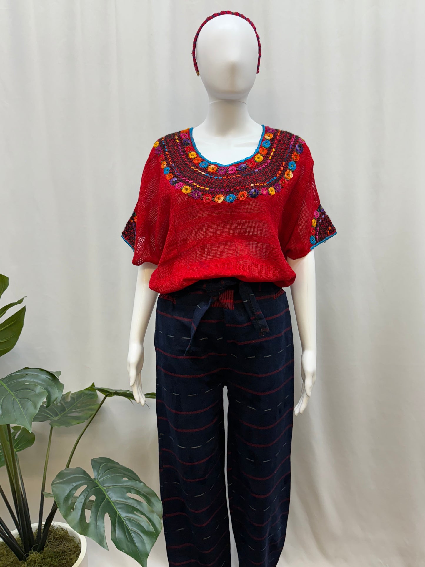 Guatemalan Handwoven Floral Huipil