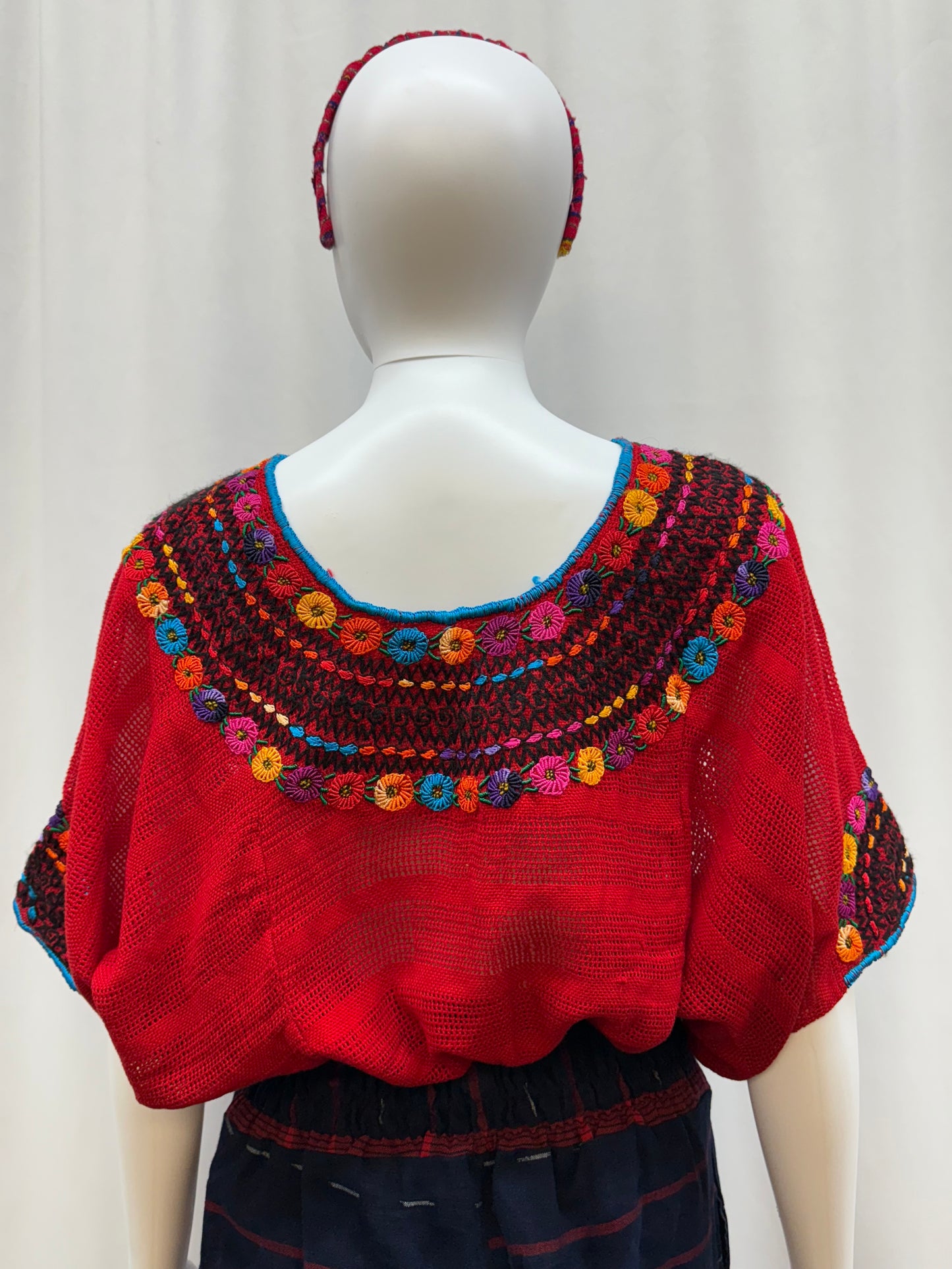 Guatemalan Handwoven Floral Huipil