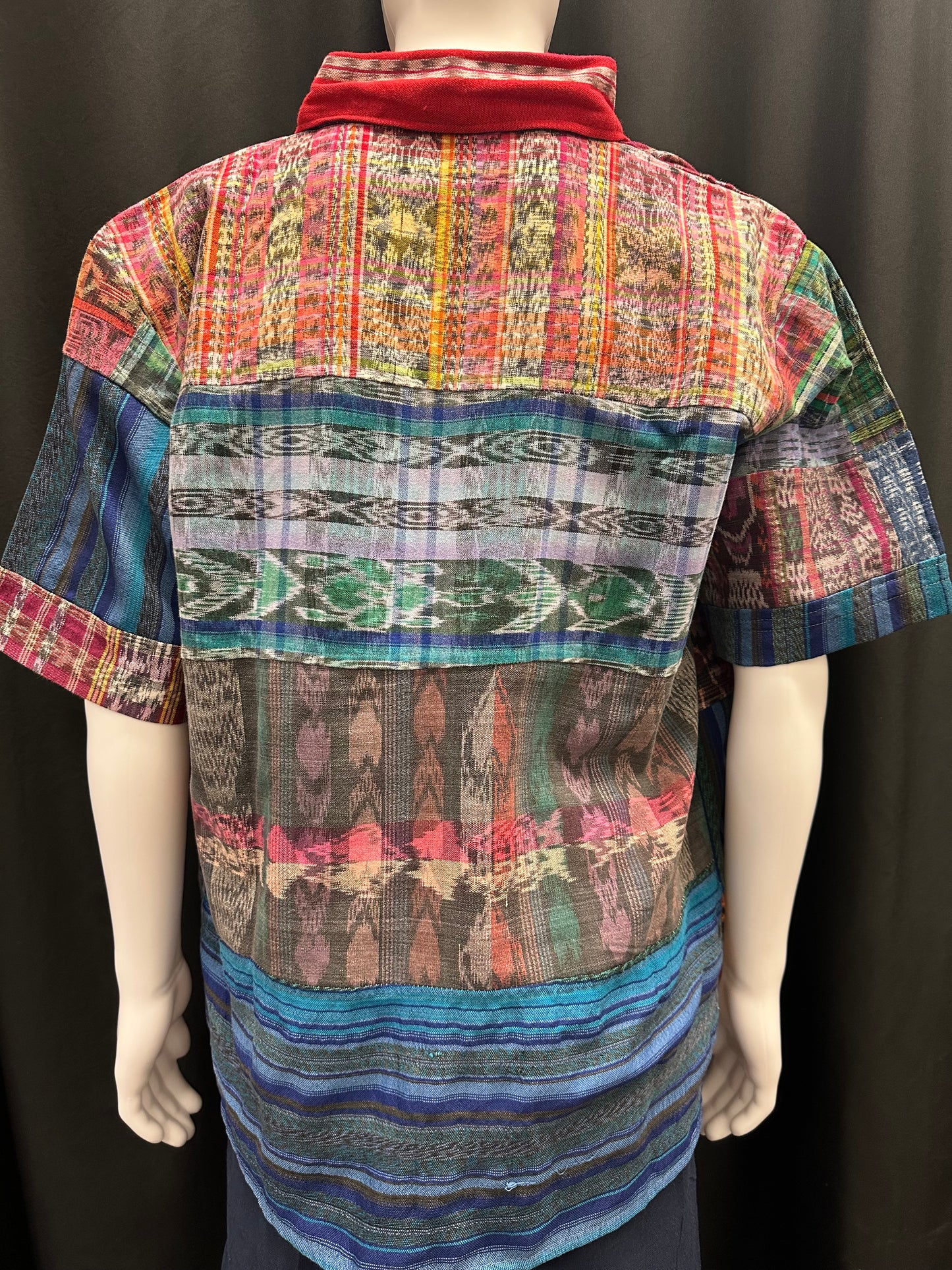 Men's Guatemalan Huipil Woven Shirt