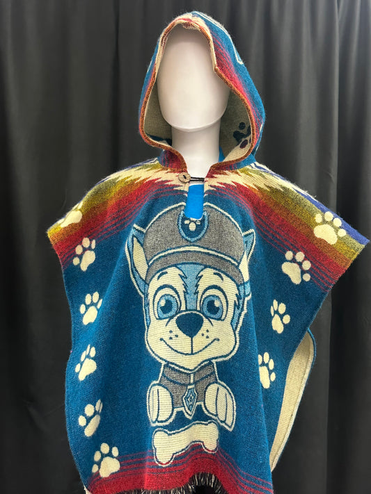 Mexican Boy's Hooded Poncho