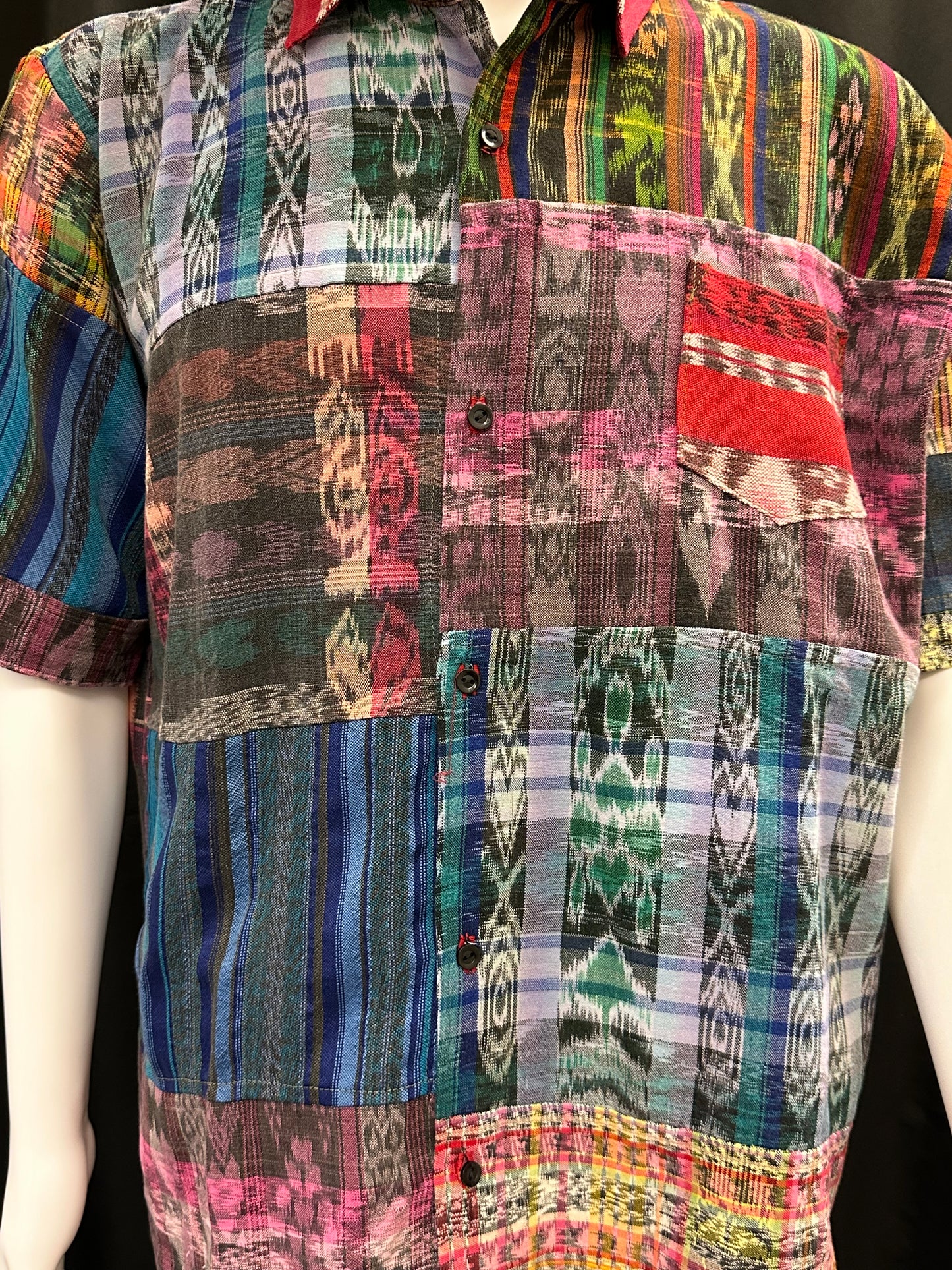 Men's Guatemalan Huipil Woven Shirt