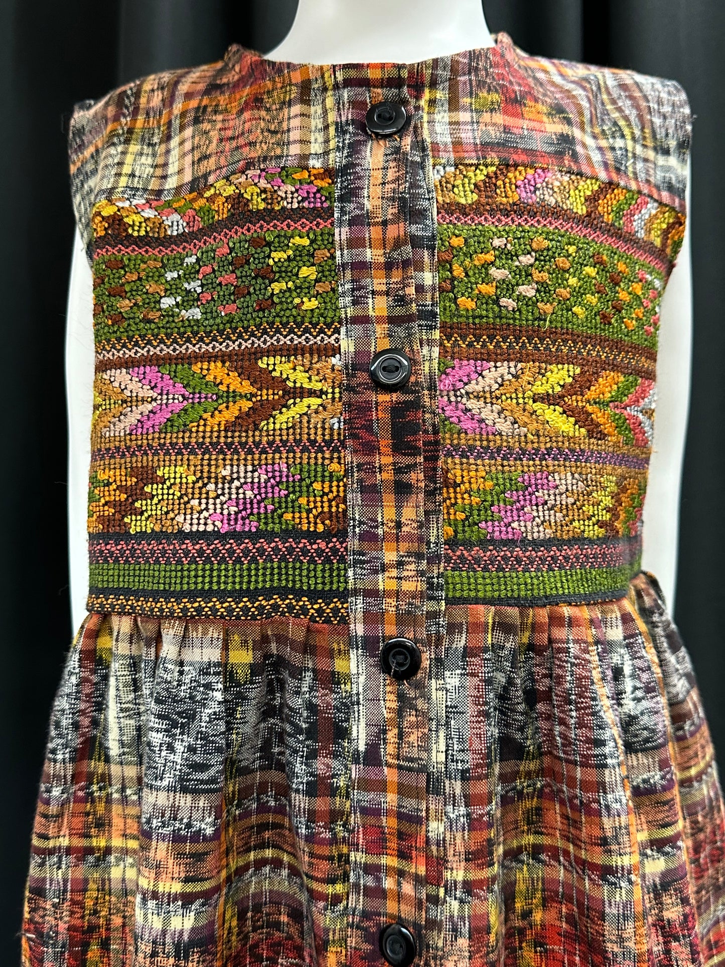 Girl's Guatemalan Embroidered Dress