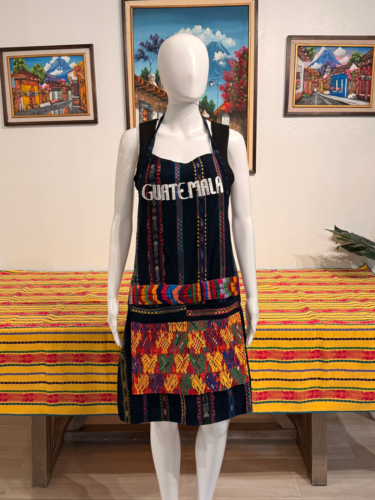 Guatemalan Hand Woven Apron with Pockets