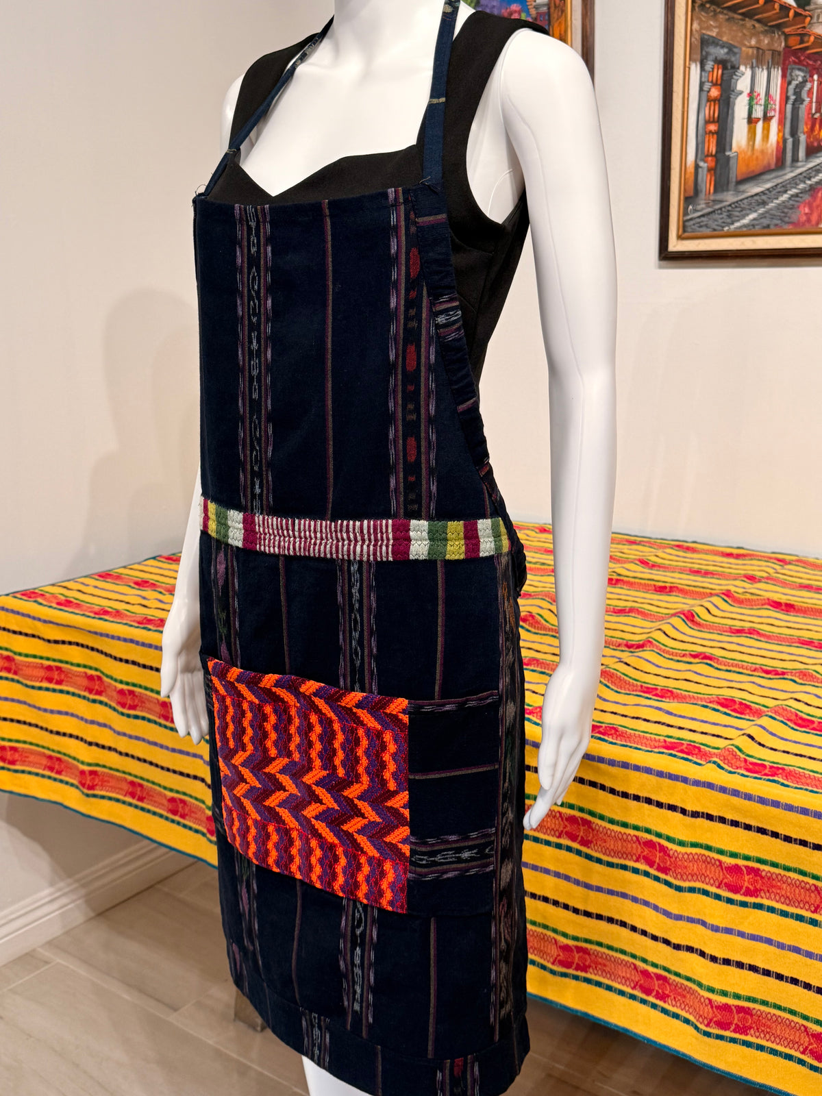 Guatemalan Hand Woven Apron with Pockets