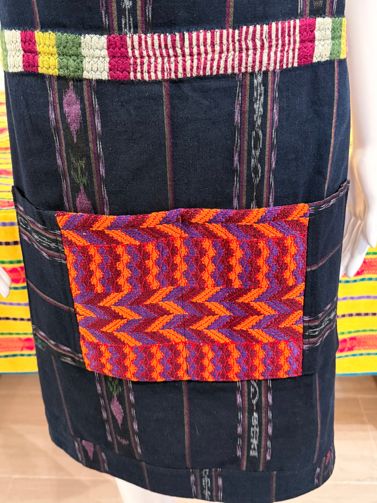 Guatemalan Hand Woven Apron with Pockets
