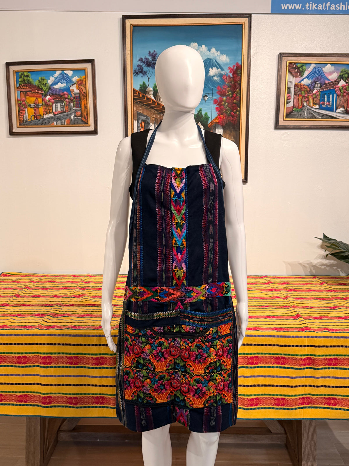 Guatemalan Hand Woven Aprons with Pockets