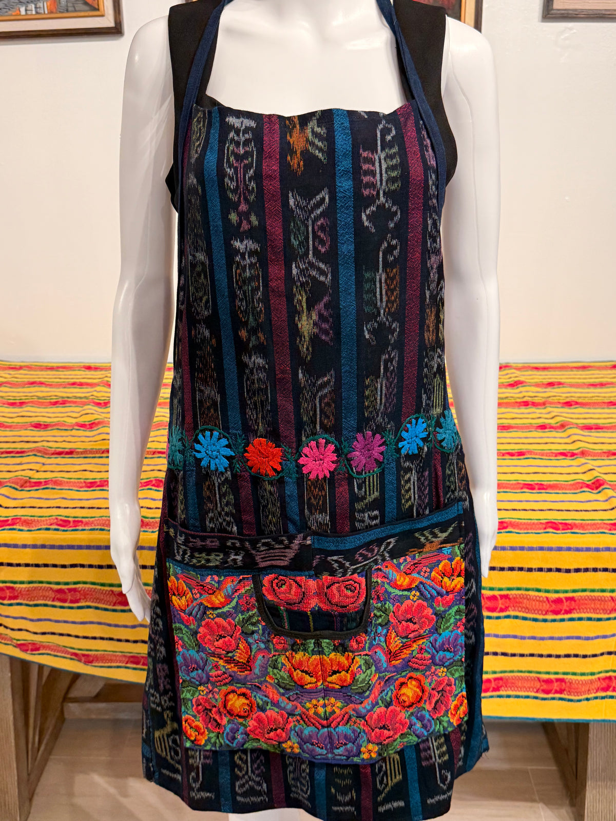 Guatemalan Hand Woven Apron with Pockets