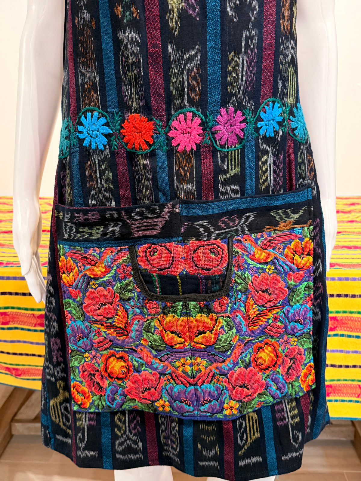 Guatemalan Hand Woven Apron with Pockets