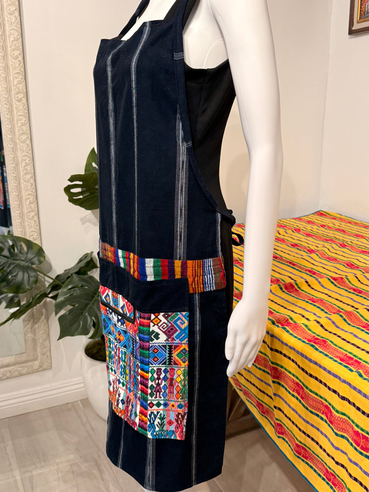 Guatemalan Hand Woven Apron with Pockets