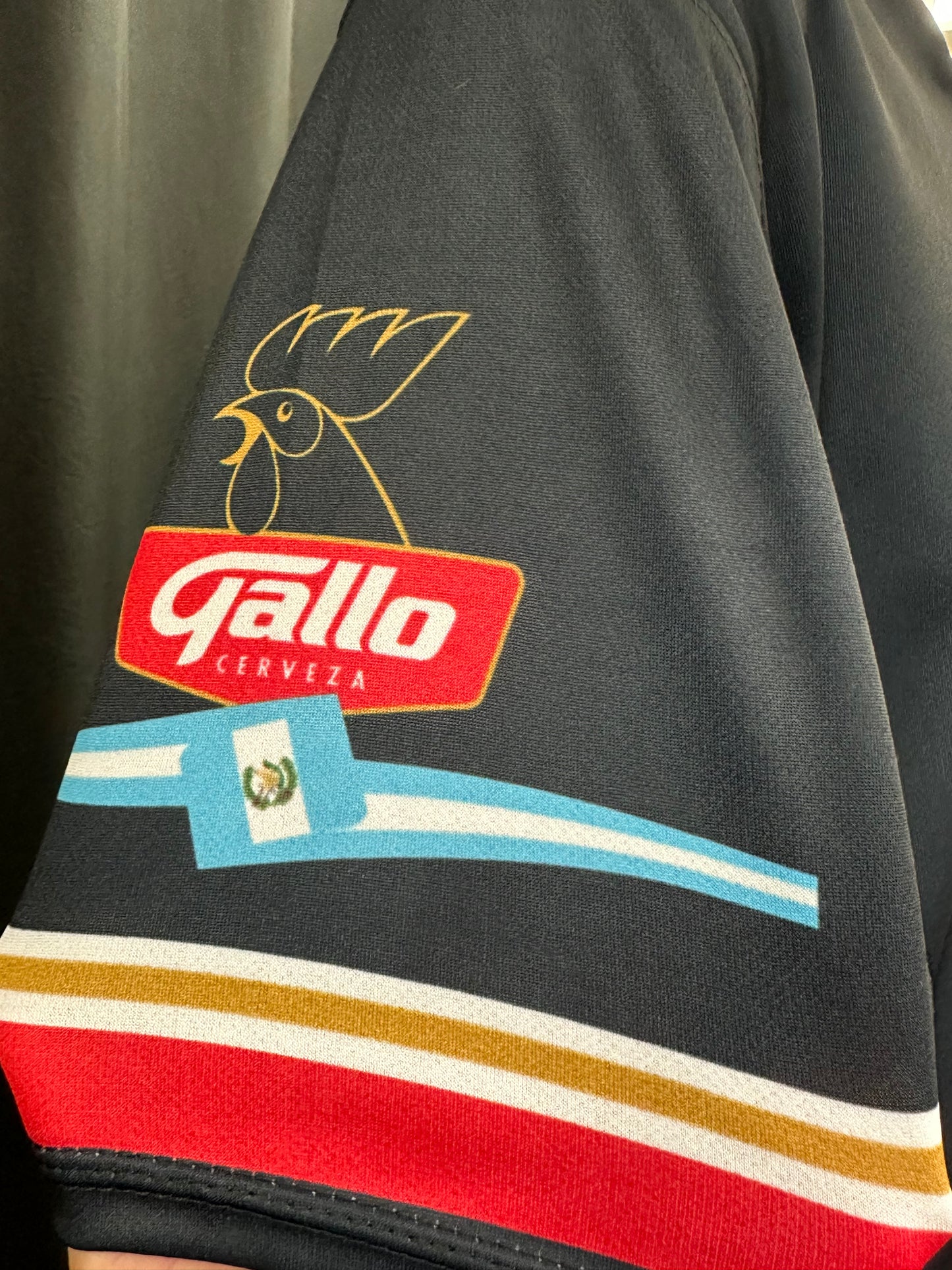 Men's Guatemalan Gallo Beer Jersey with Guatemalan Logo