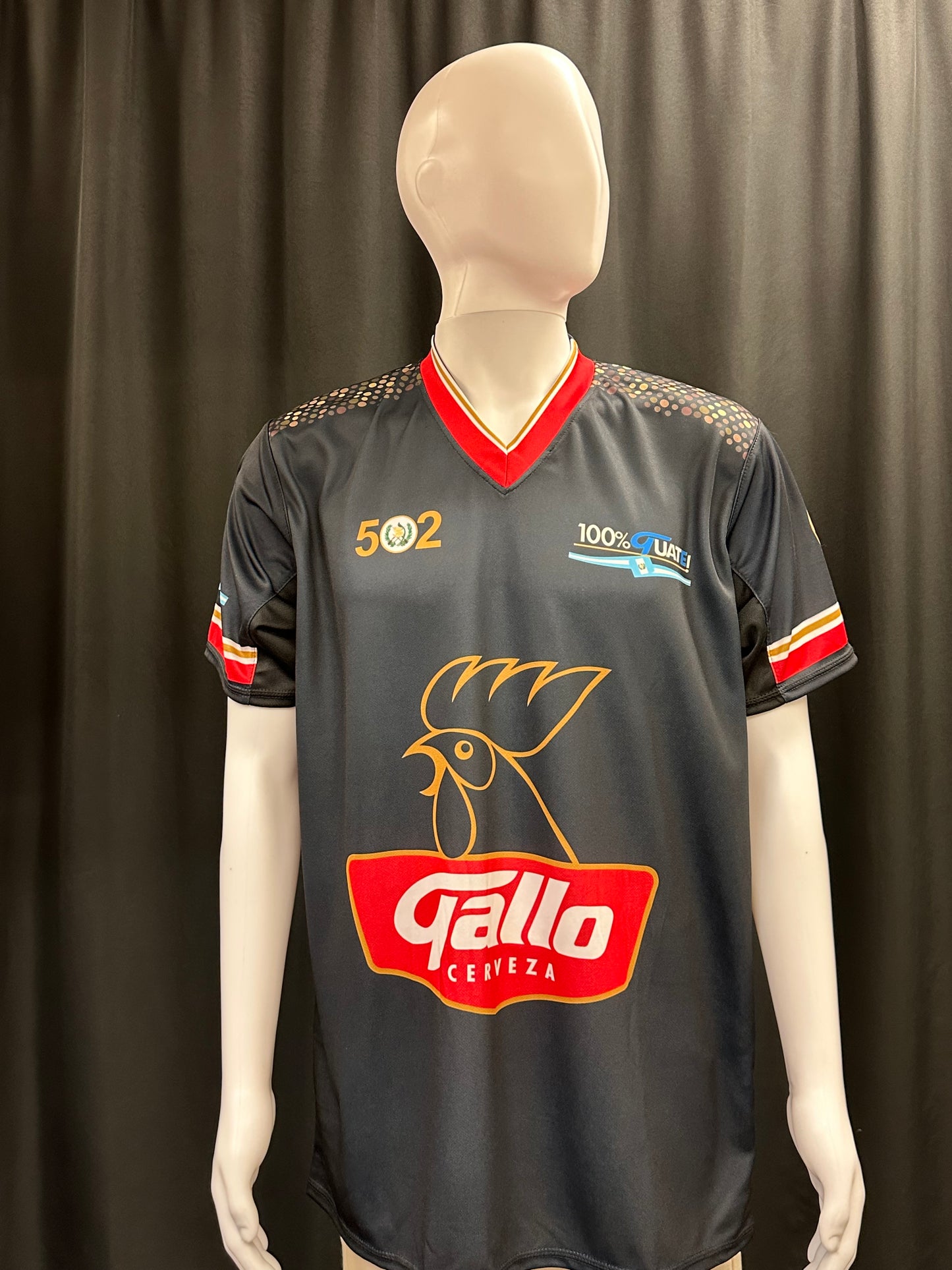 Men's Guatemalan Gallo Beer Jersey with Guatemalan Logo