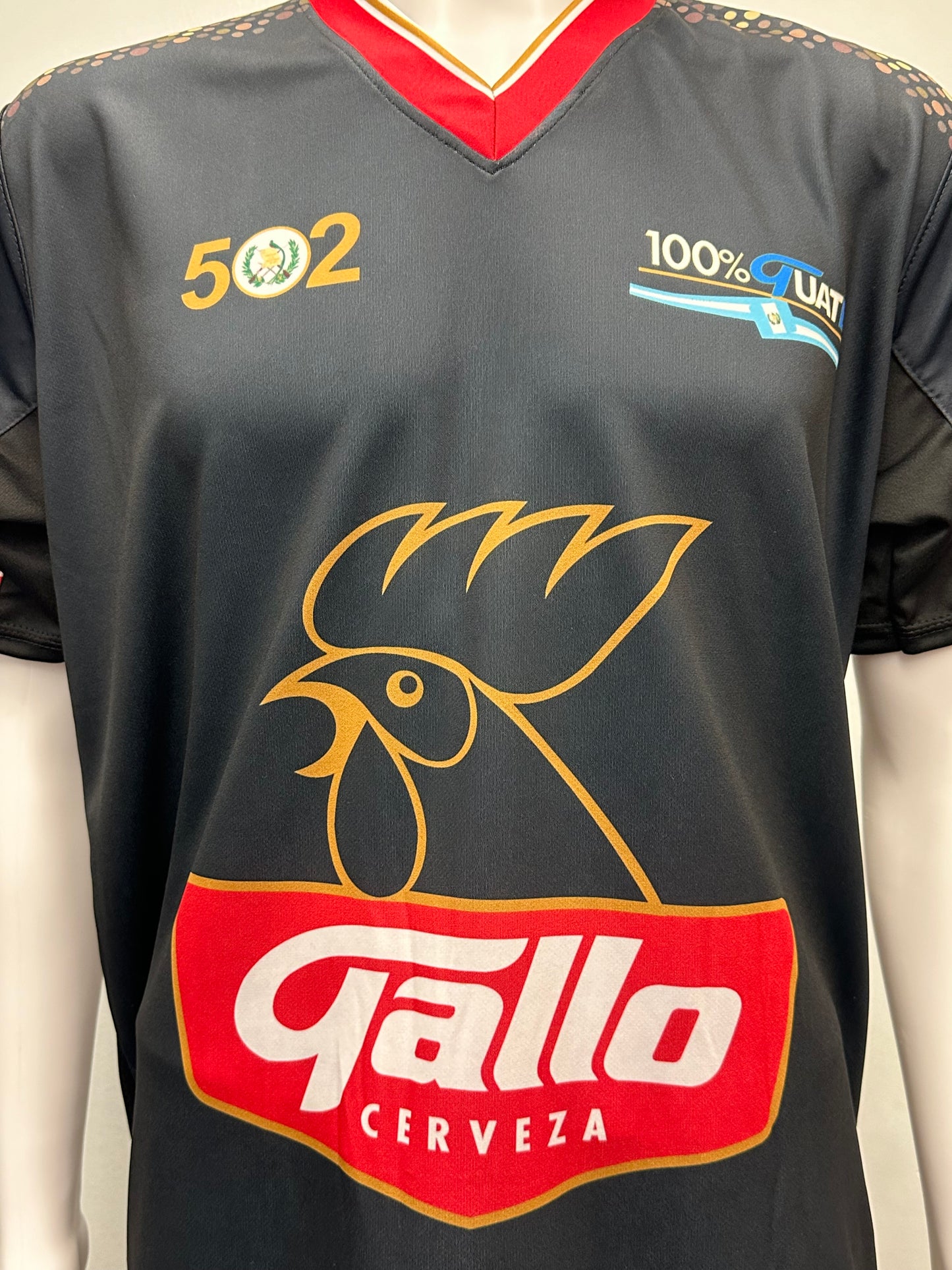 Men's Guatemalan Gallo Beer Jersey with Guatemalan Logo