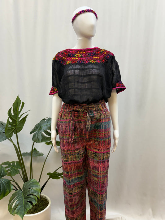 Guatemalan Handwoven Embroiderd Blouse