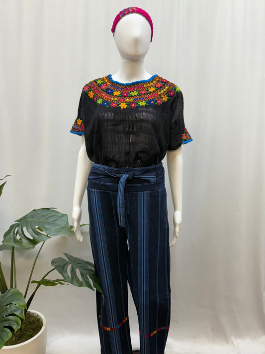 Guatemalan Handwoven Embrodiered Blouse